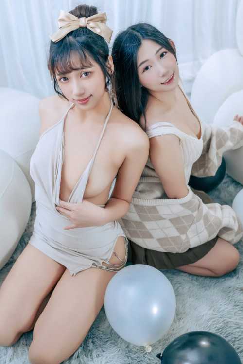 JVID 井野奈 & 肉包 & 色慾融合の閨蜜慶生派對 Set.01