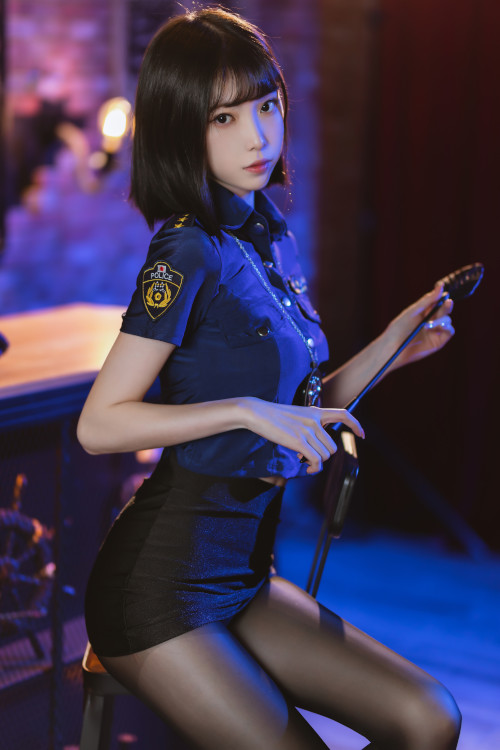 Cosplay 许岚LAN & 黑丝女警